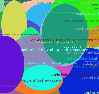 cephalexin high blood pressure